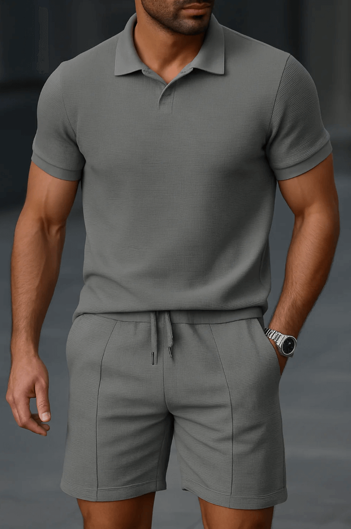 PremiumLässiges Set – Poloshirt & Shorts im 2er-Pack