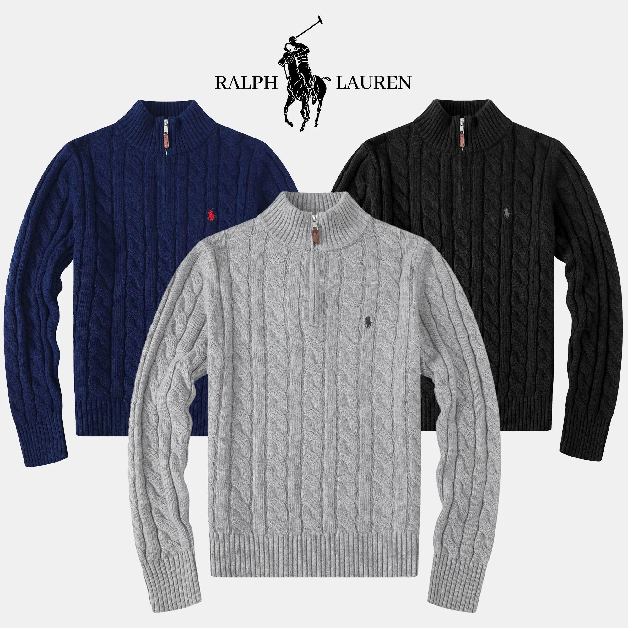 R&L Kaschmir-Zopfpullover (AUSVERKAUF)
