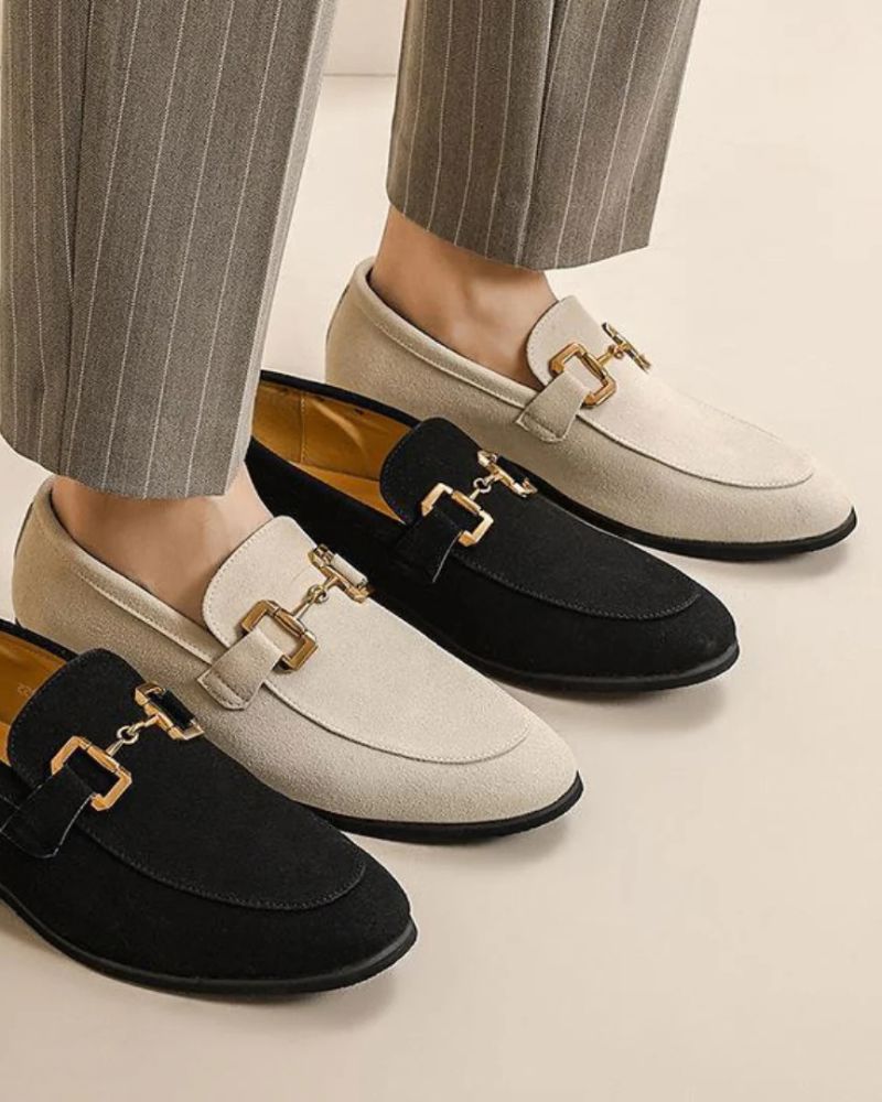 Luxuriöse Wildleder-Loafer