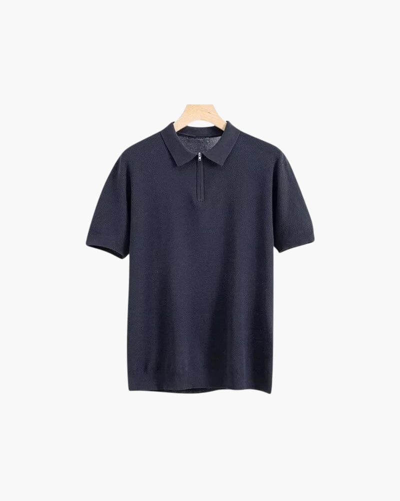Marbella Poloshirt mit Reißverschluss