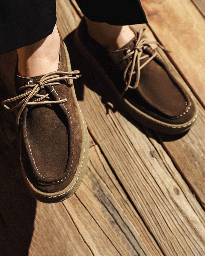 Premium Wildleder Cityschuhe