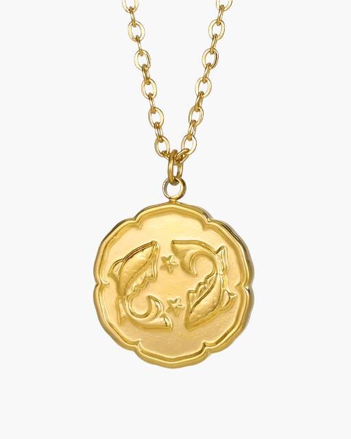 Sternzeichen-Halskette - Gold