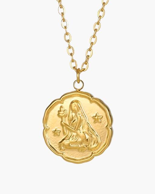Sternzeichen-Halskette - Gold
