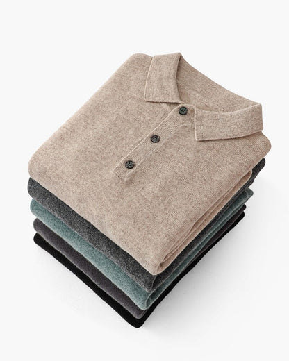 Poloshirt aus 100 % Kaschmir