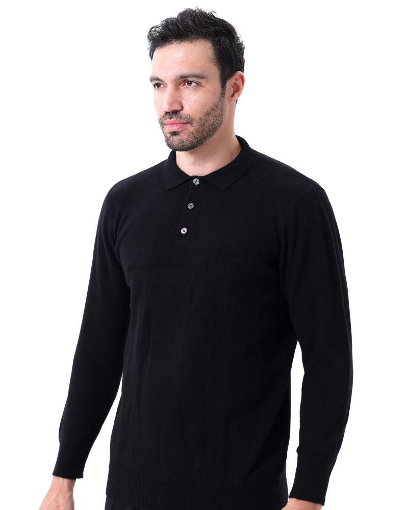Poloshirt aus 100 % Kaschmir