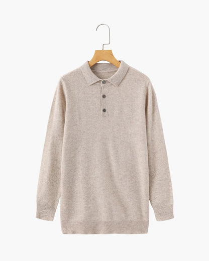 Poloshirt aus 100 % Kaschmir