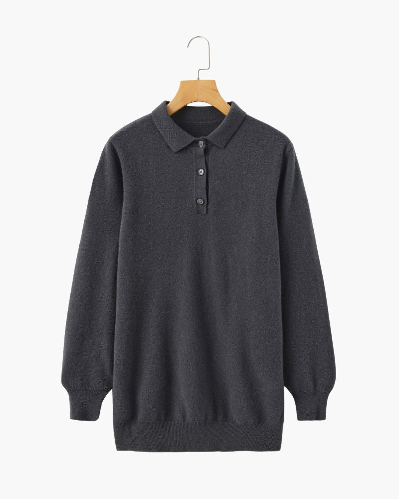 Poloshirt aus 100 % Kaschmir