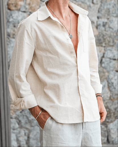 Cape Town – Hemd aus 100 % Leinen