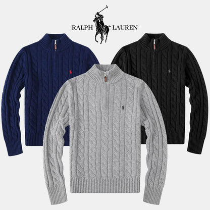 R&L Kaschmir-Zopfpullover (AUSVERKAUF)