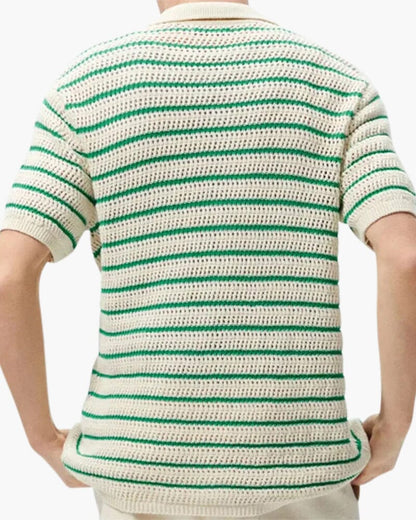 Marbella – Gestricktes Hemd mit Knöpfen