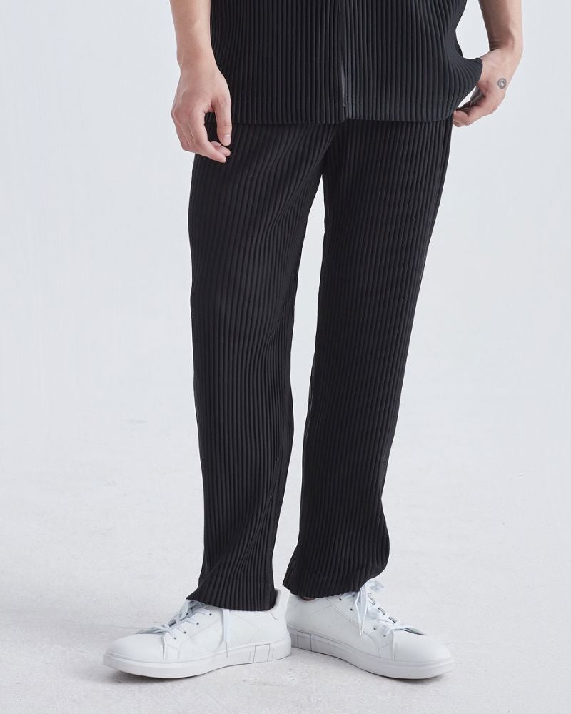 Gerippte Baumwollpantalon