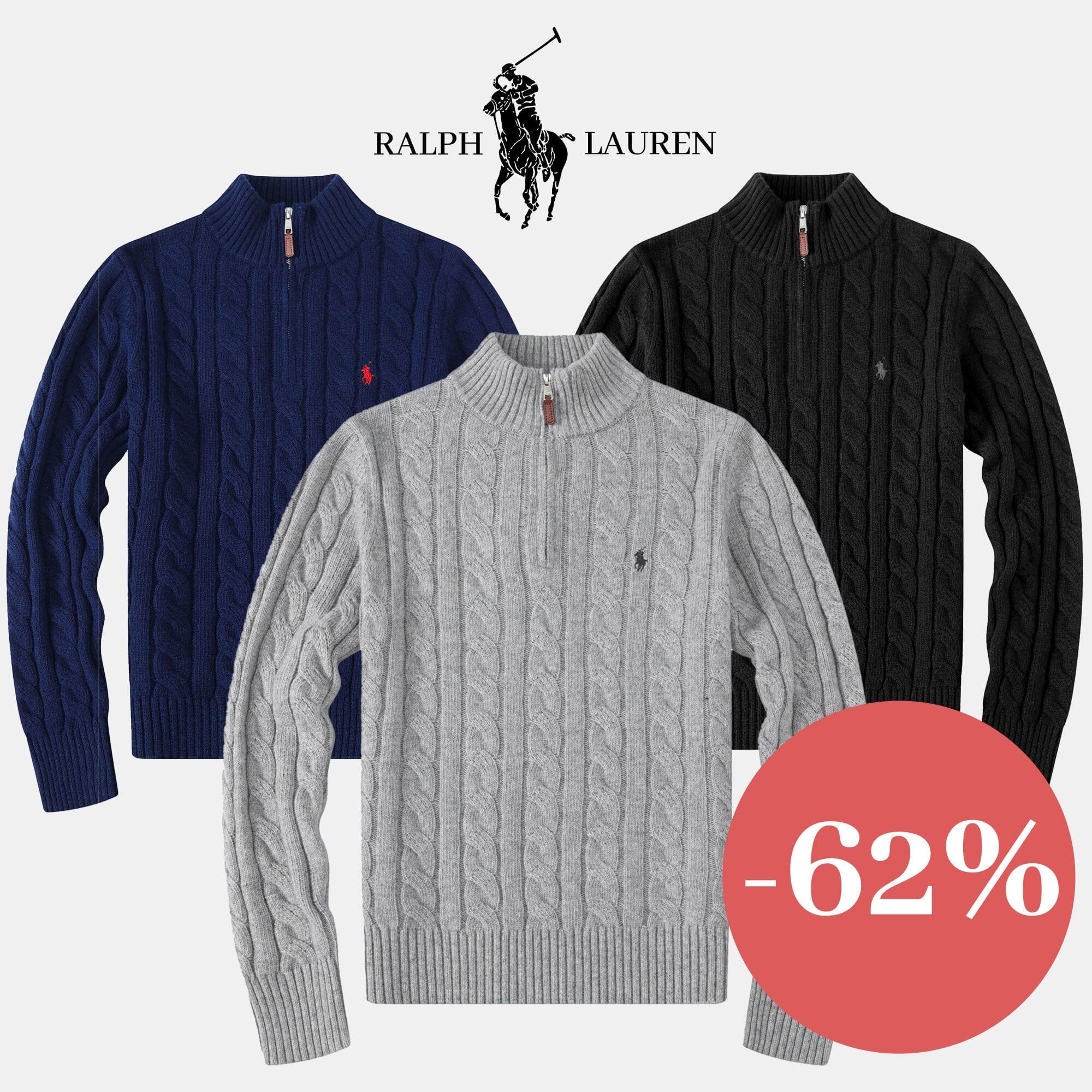 R&L Kaschmir-Zopfpullover (AUSVERKAUF)