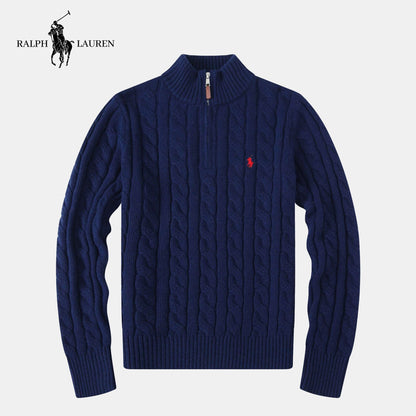R&L Kaschmir-Zopfpullover (AUSVERKAUF)