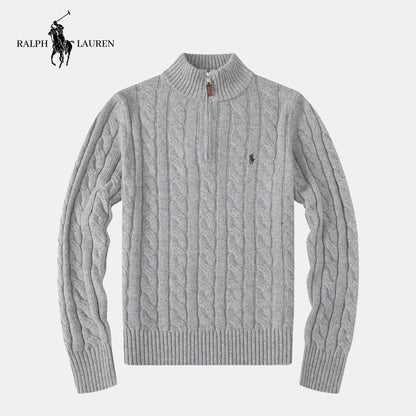 R&L Kaschmir-Zopfpullover (AUSVERKAUF)