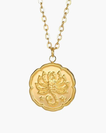 Sternzeichen-Halskette - Gold