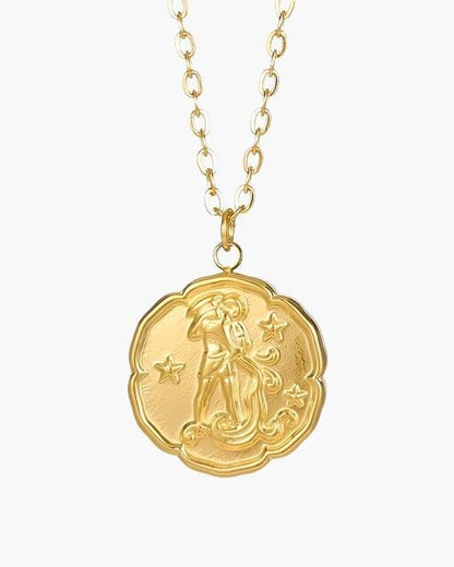 Sternzeichen-Halskette - Gold
